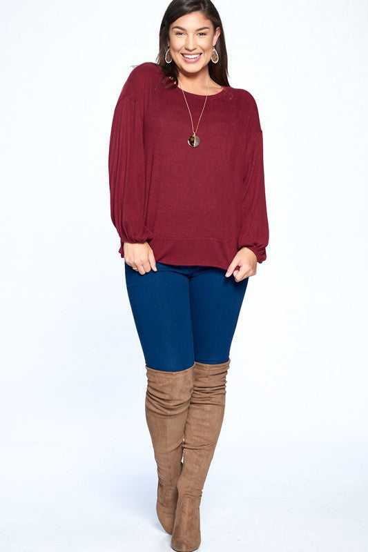 Plus Size Sexy Peek-a-boo Back Bow Top
