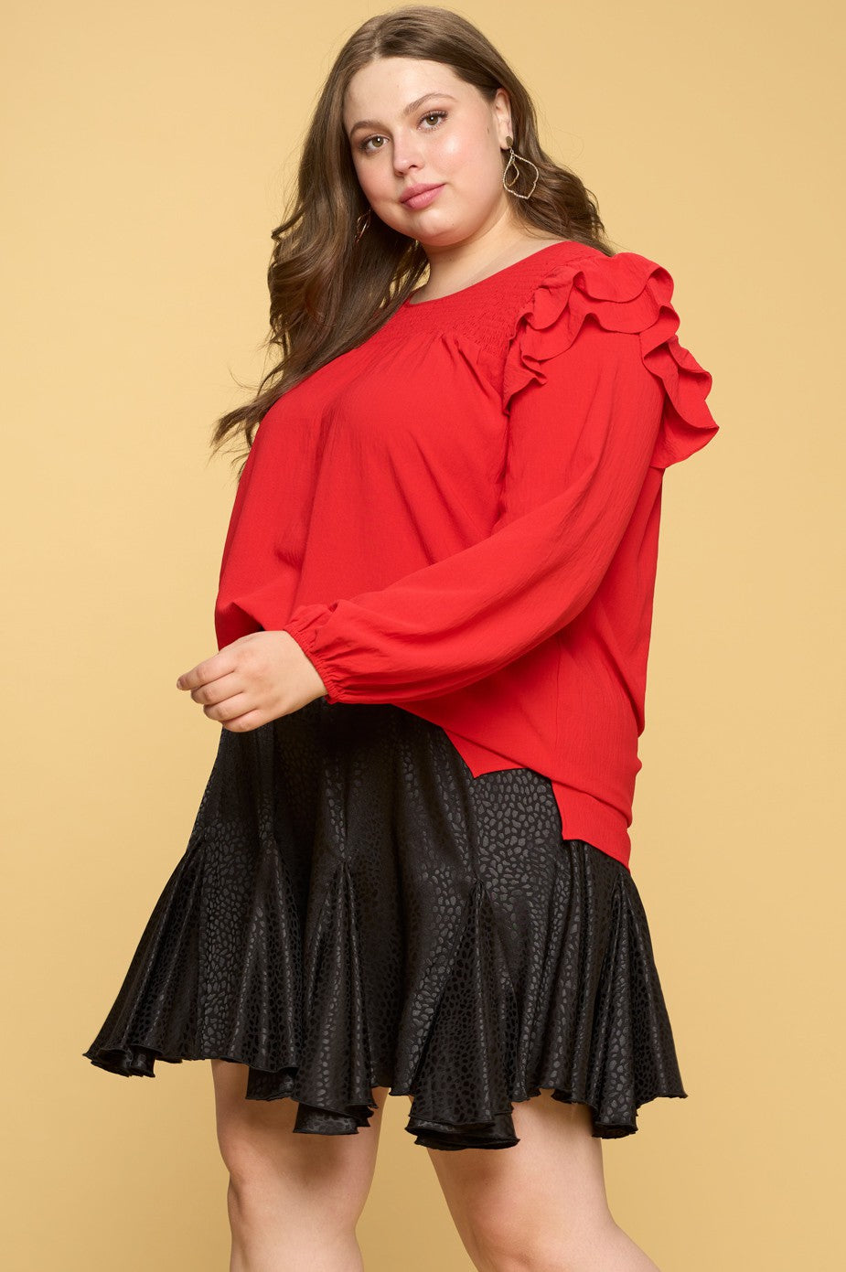 Ditzy Leopard Print Satin Mini Skirt