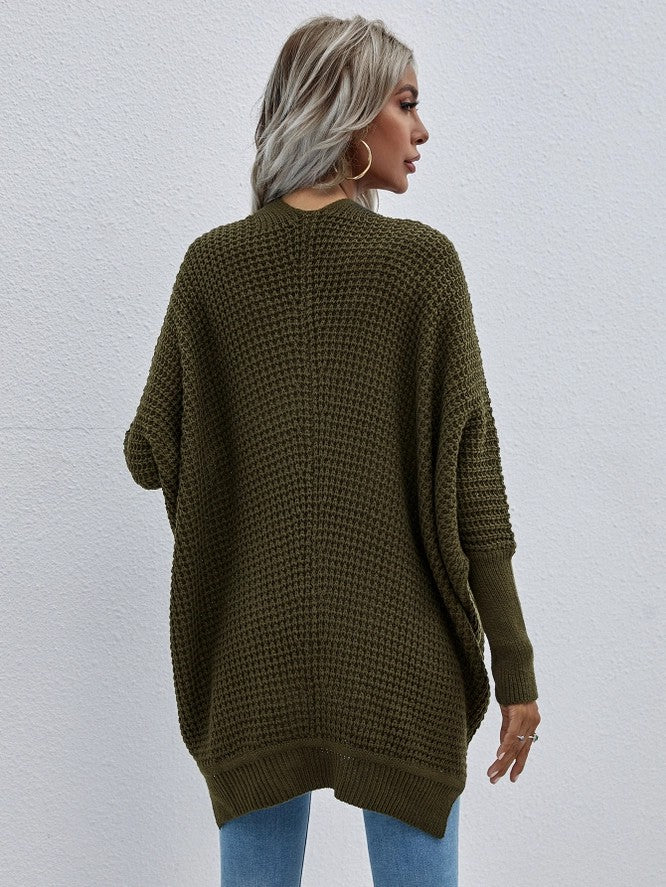 Women's Open Front Long Sleeve Cardigan Outerwear