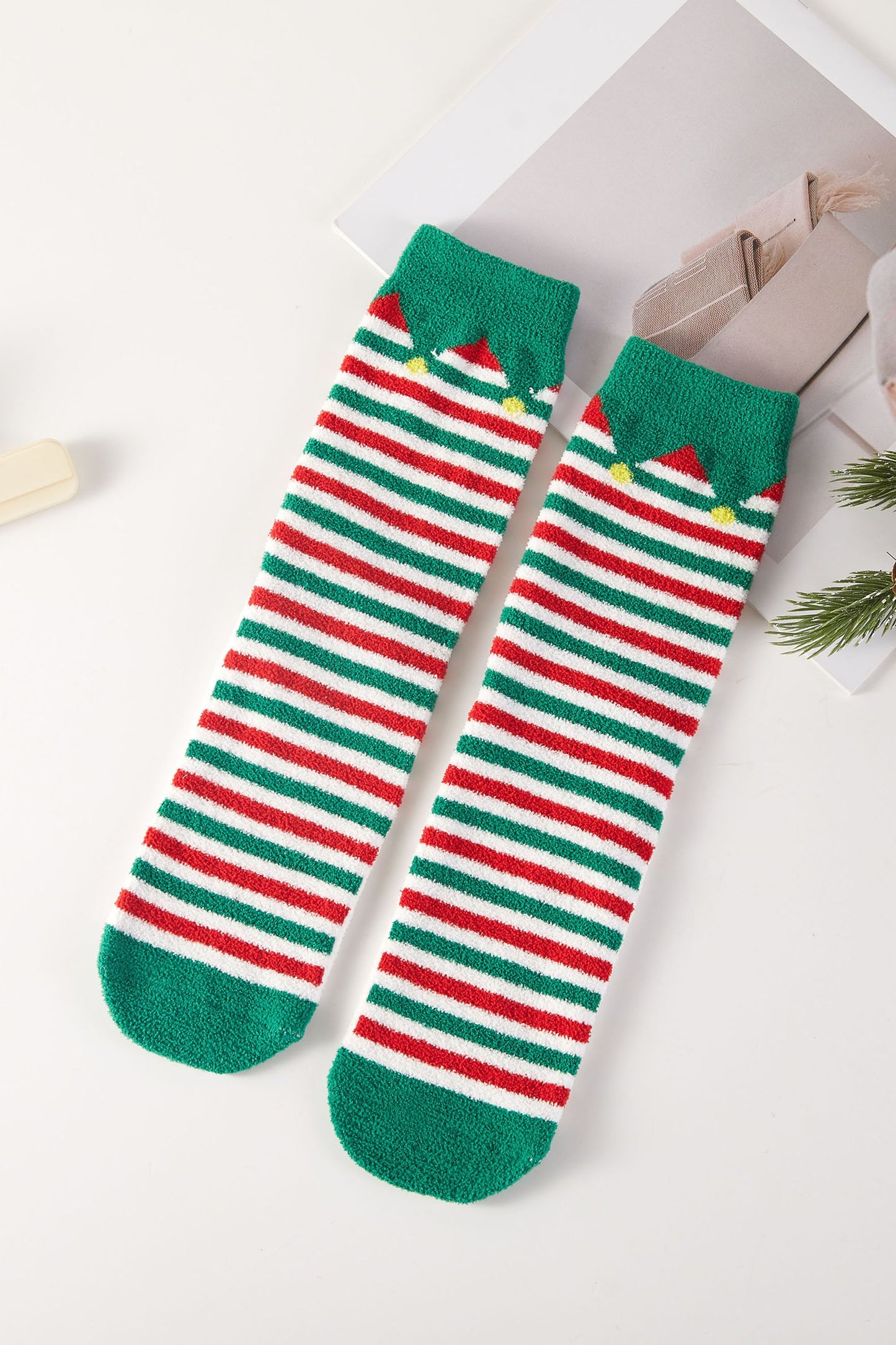 3pairs - Christmas Grinch Santa Socks Gift Set