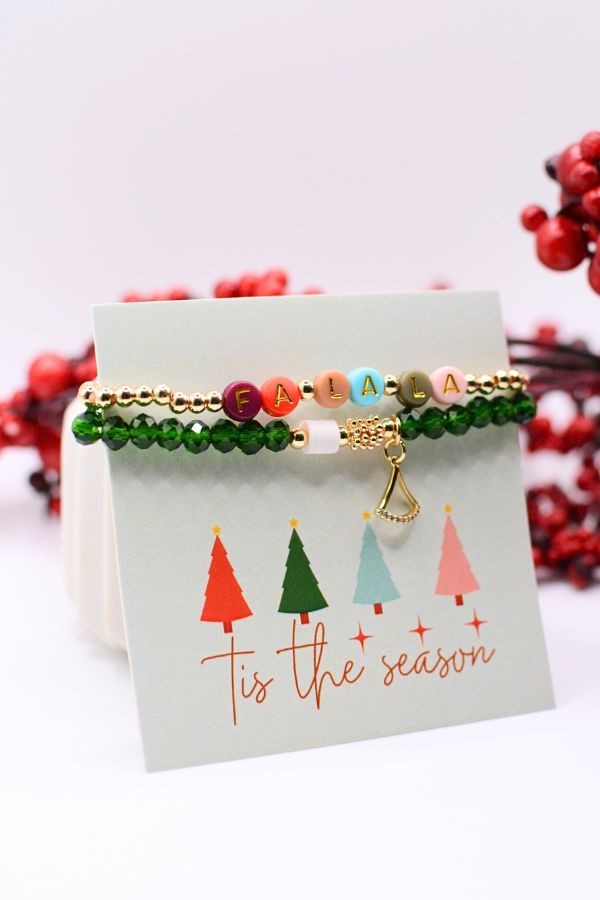 Fa La La Holiday Bracelet Set Christmas Holiday