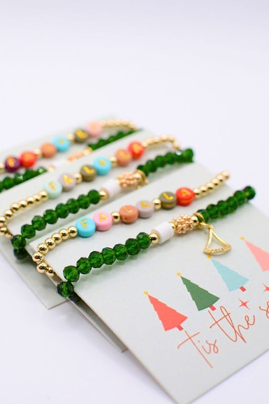 Fa La La Holiday Bracelet Set Christmas Holiday