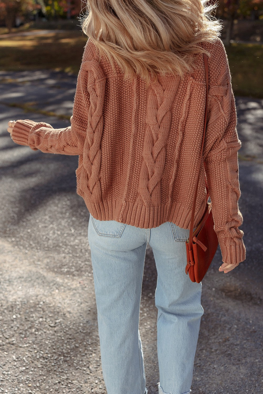 Burl Chunky Fit Slouchy Textured Knit Sweater