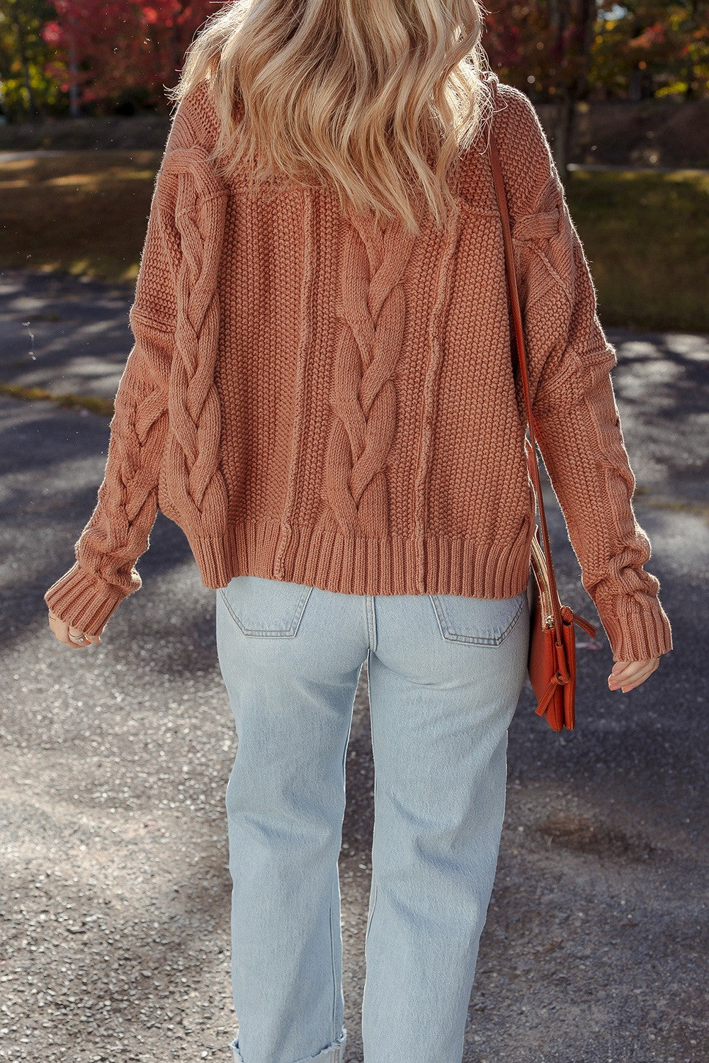 Burl Chunky Fit Slouchy Textured Knit Sweater
