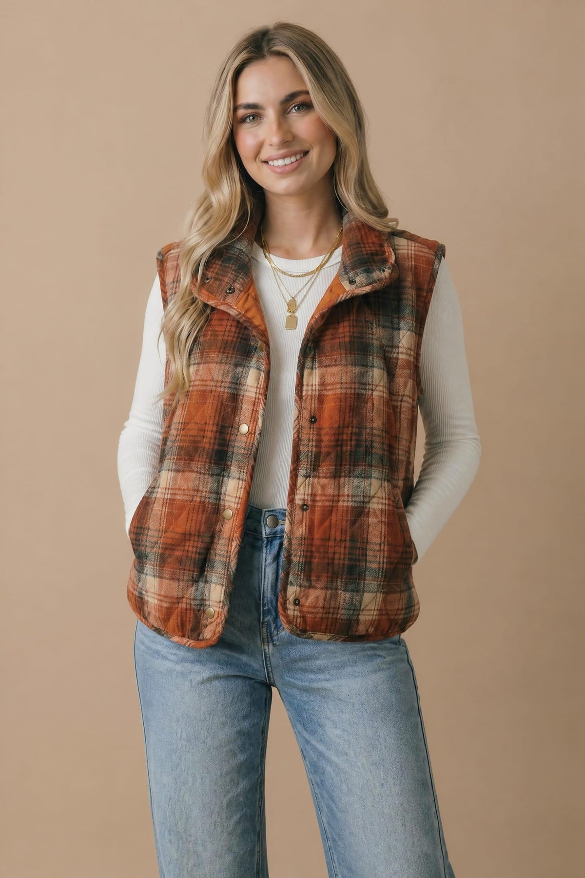 The Fireside Plaid Vest