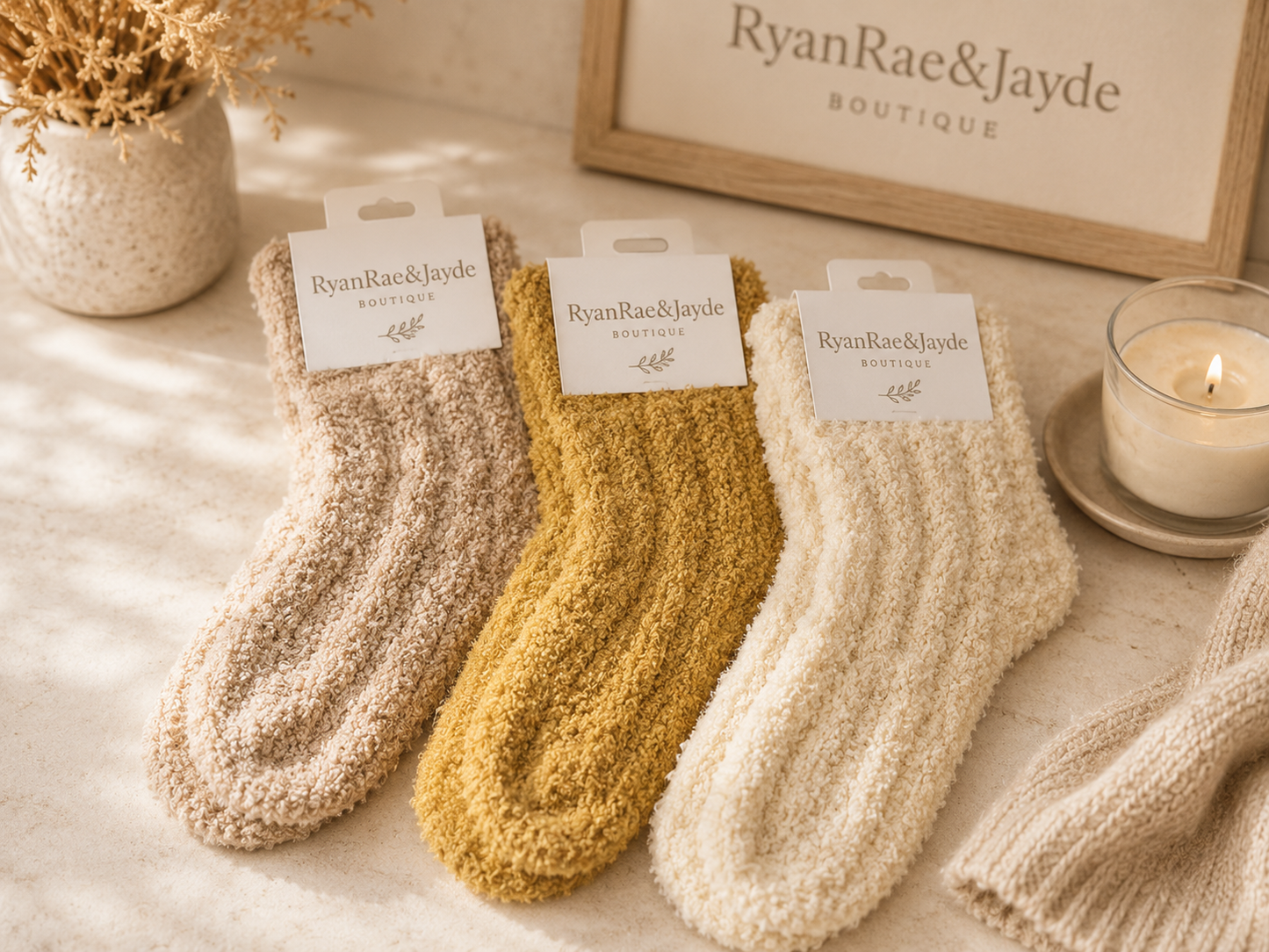 The Stay Awhile Cozy Socks