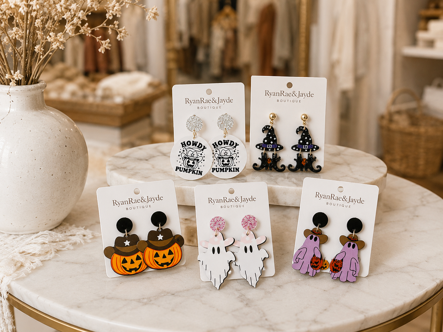 The Hey Boo Earrings