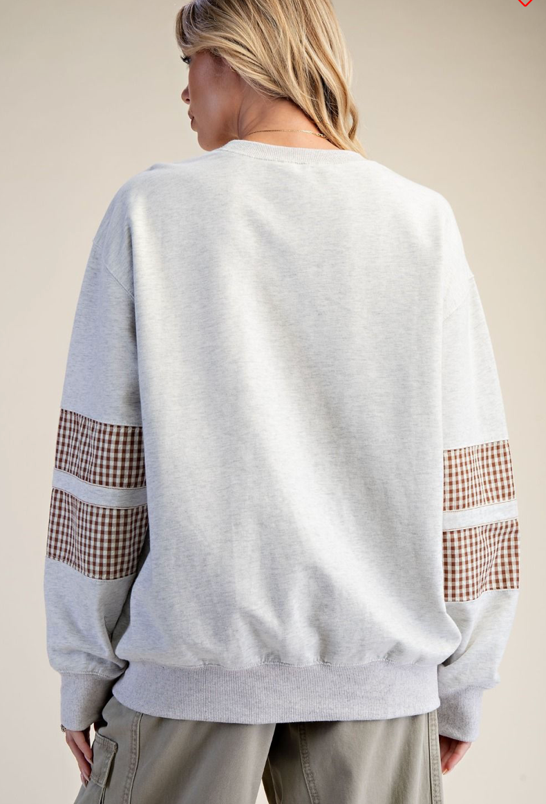GAME DAY PATCH FRONT WASHED PULLOVER
