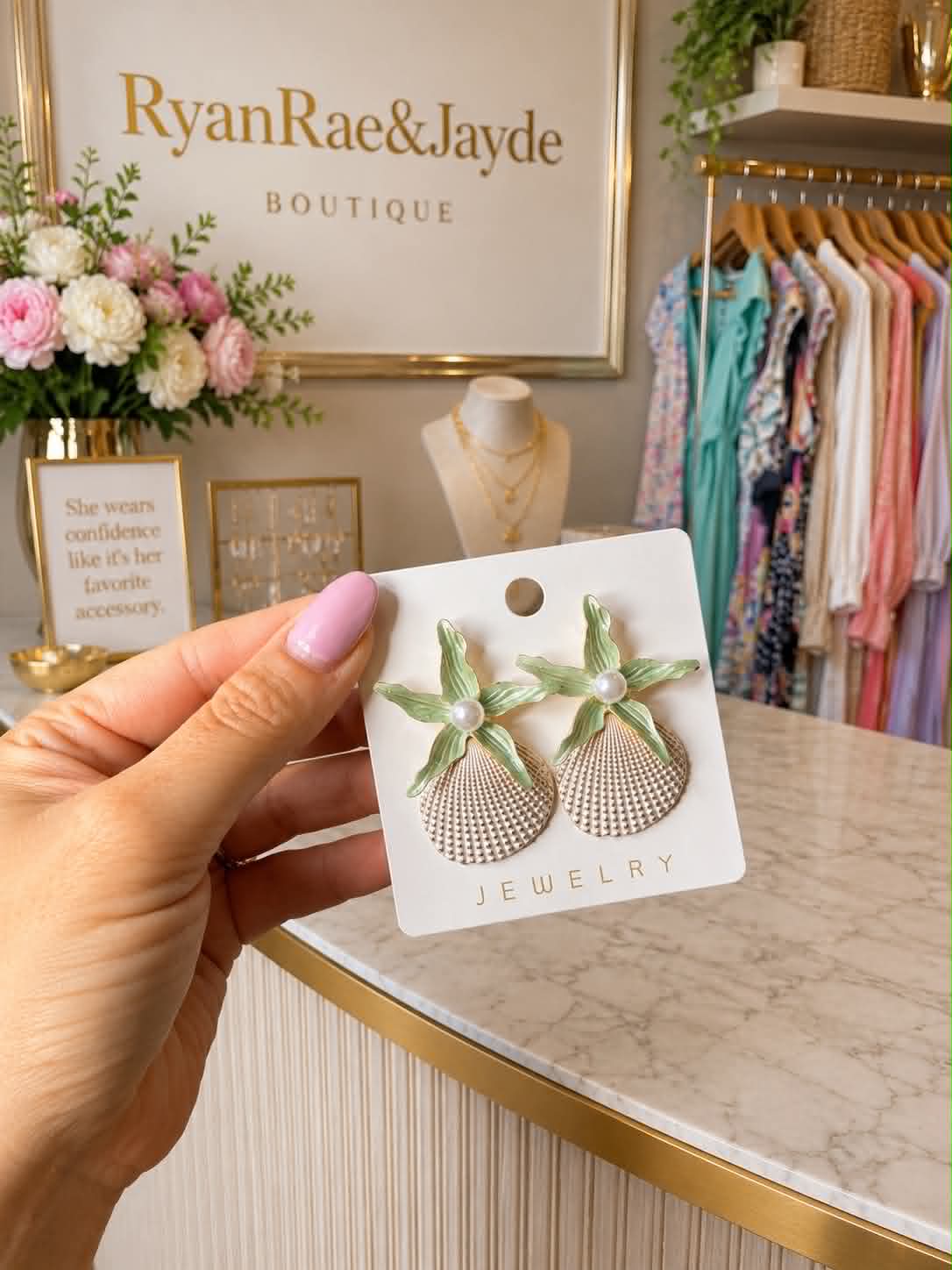 Seaside Petal Earrings