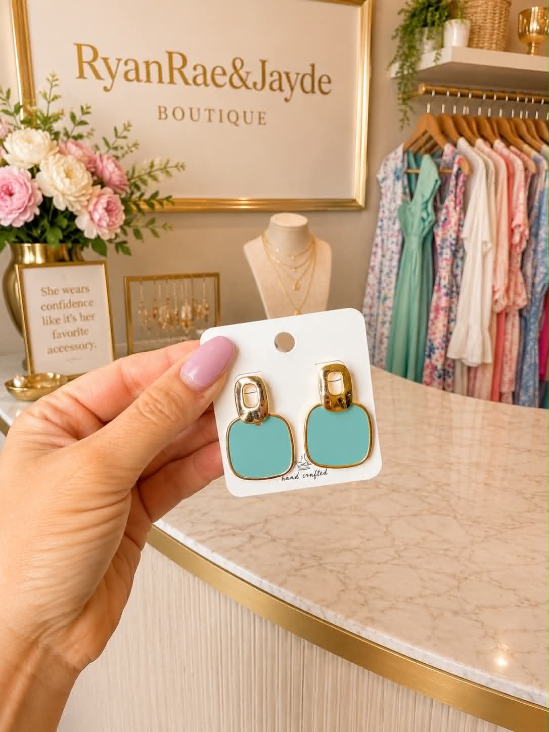 Mint to Be Earrings