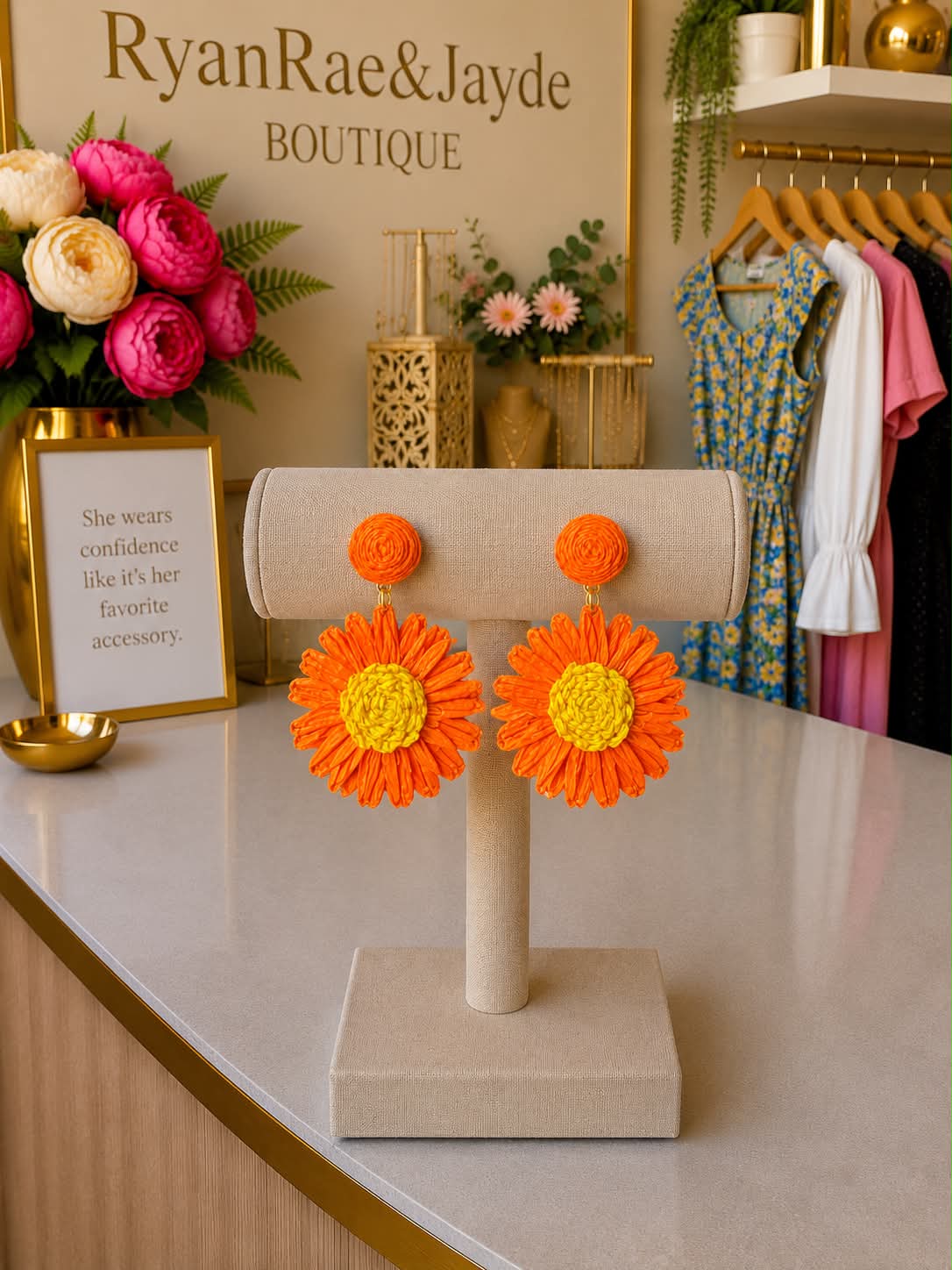Amber Skies Earrings