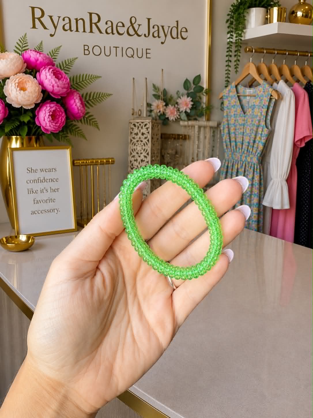 Lime Twist Bracelet