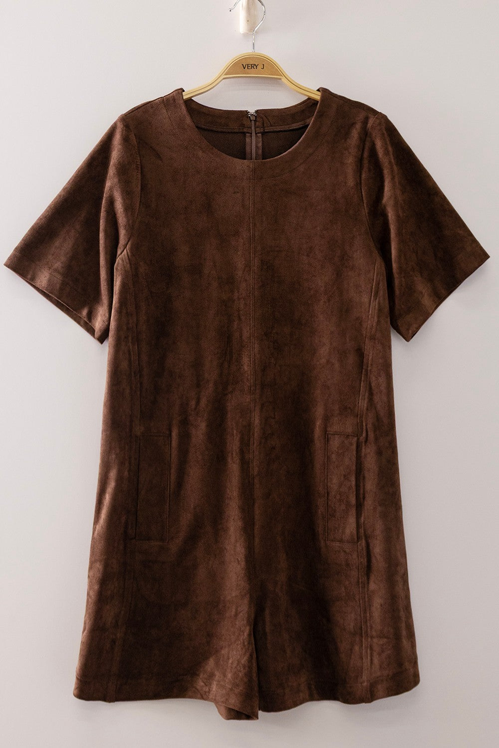 The Wren Suede Romper