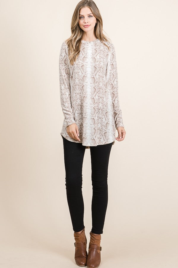 Brushed Knit Tunic