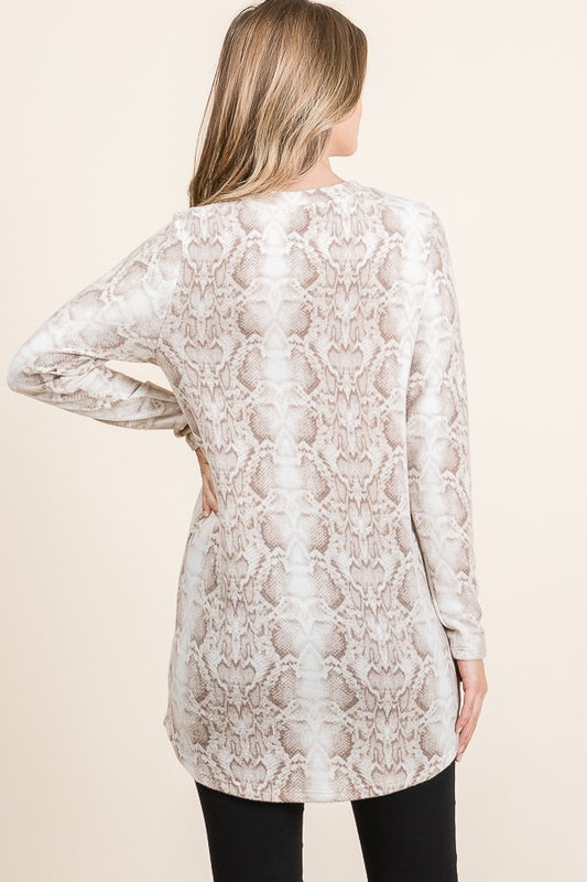 Brushed Knit Tunic
