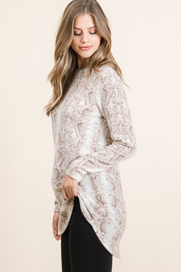 Brushed Knit Tunic