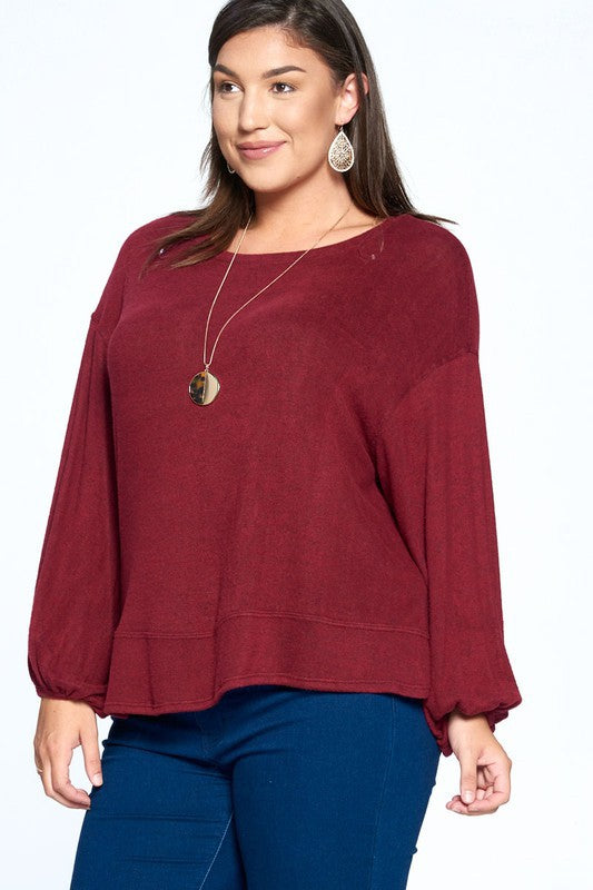 Plus Size Sexy Peek-a-boo Back Bow Top
