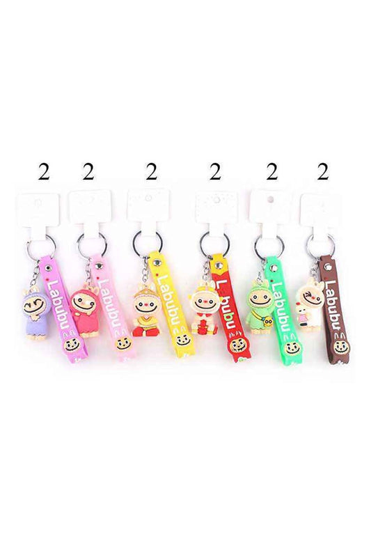 Labubu Mobster Bunny Strap Keychains- blind box (random)