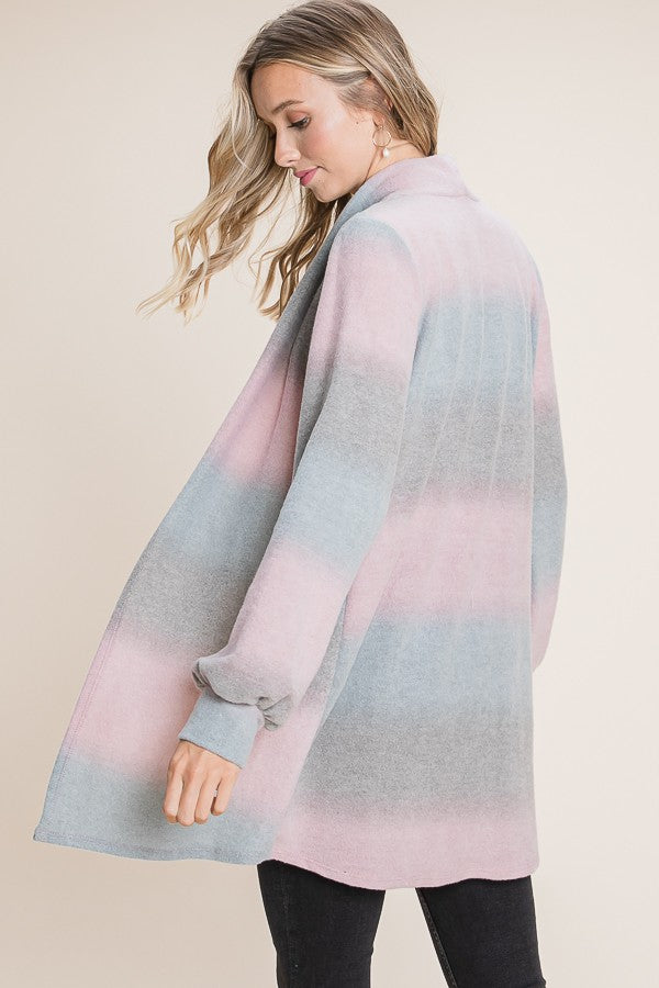 Brushed Knit Cardigan