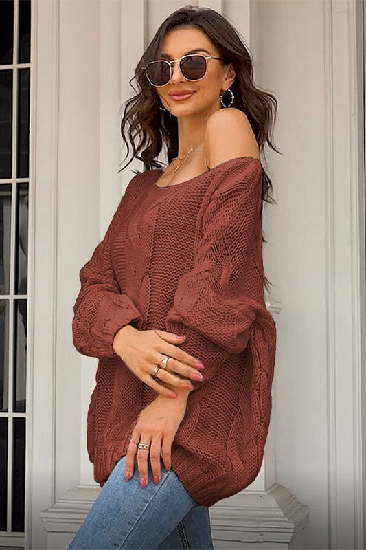 Stylish Crew Neck Pullover