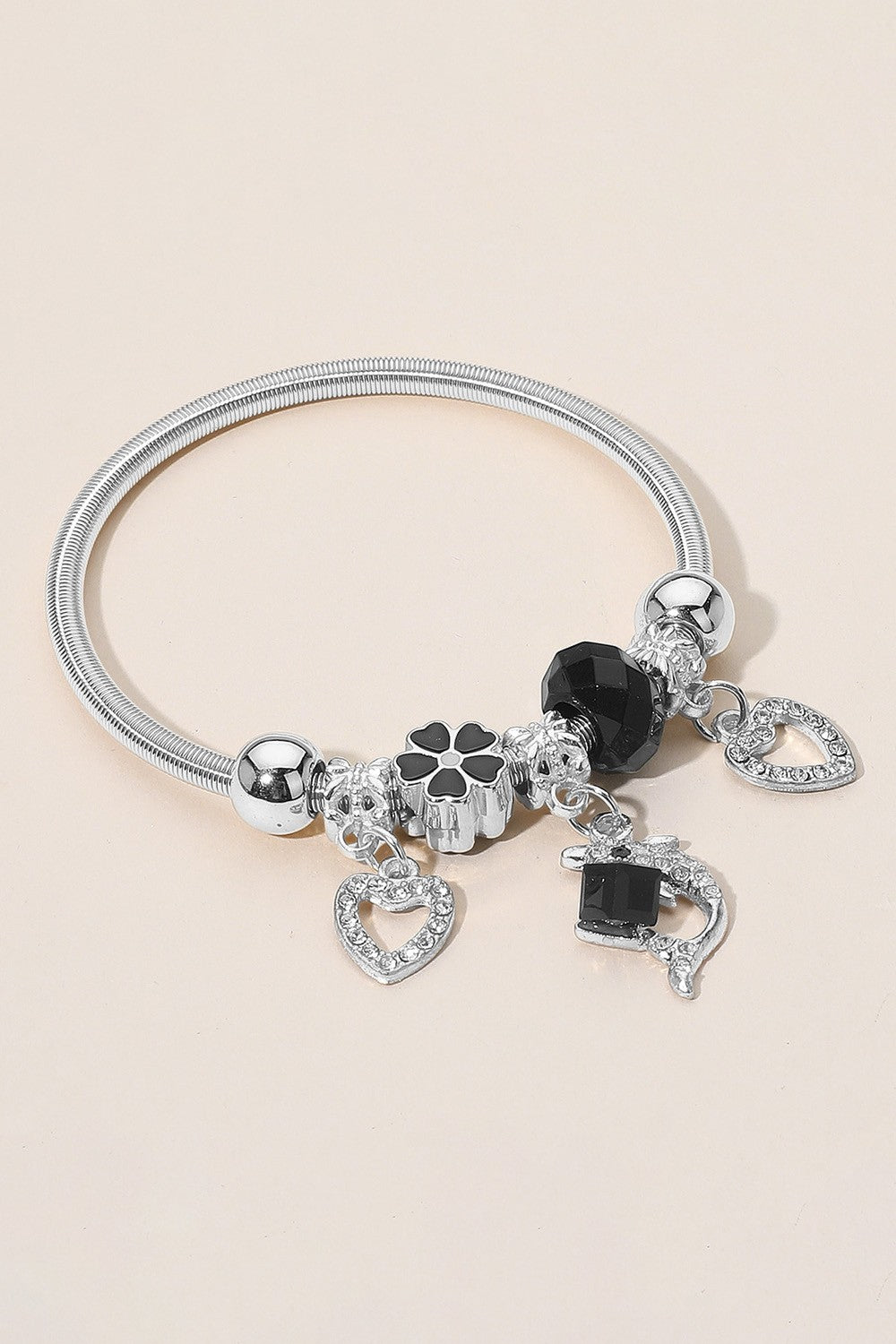 Flower Heart Dolphin Stretch Bracelets