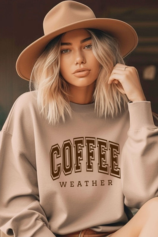 Coffee weather Fleece Sweatshirt