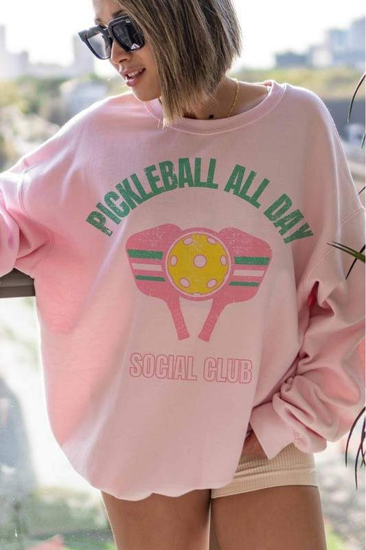 Graphic Pickleball Apparel, Comfortable Pullover