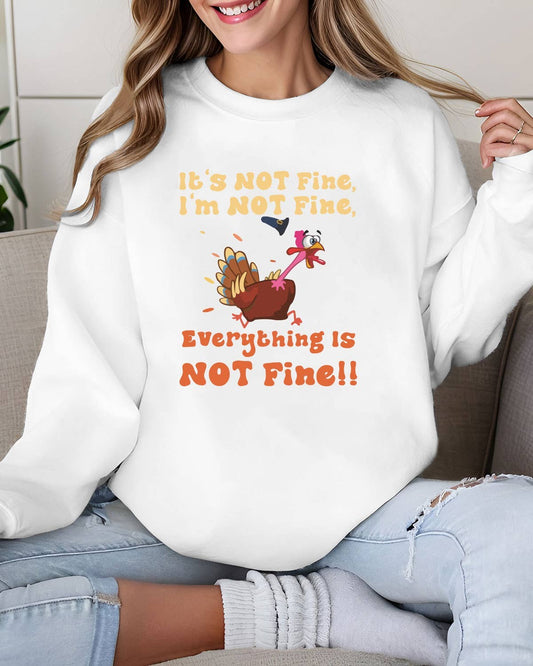 Women Turkey Pattern Hoodies Hooded