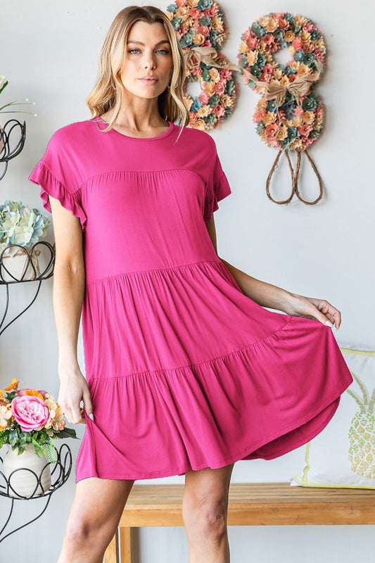 The Raspberry Bloom Dress