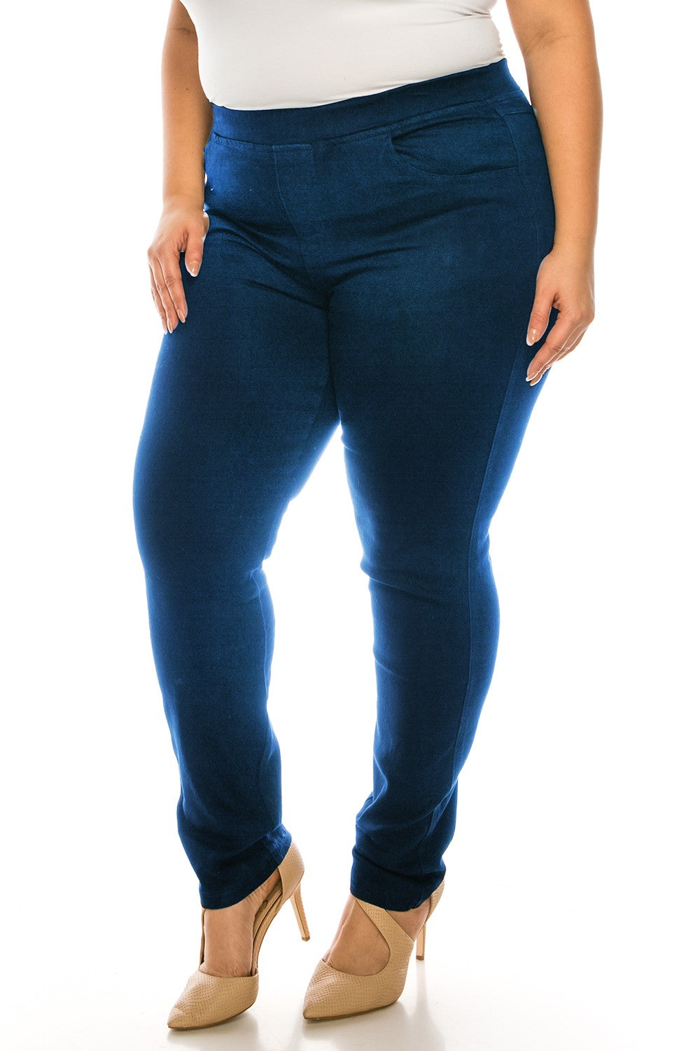 Curvy stretchy denim