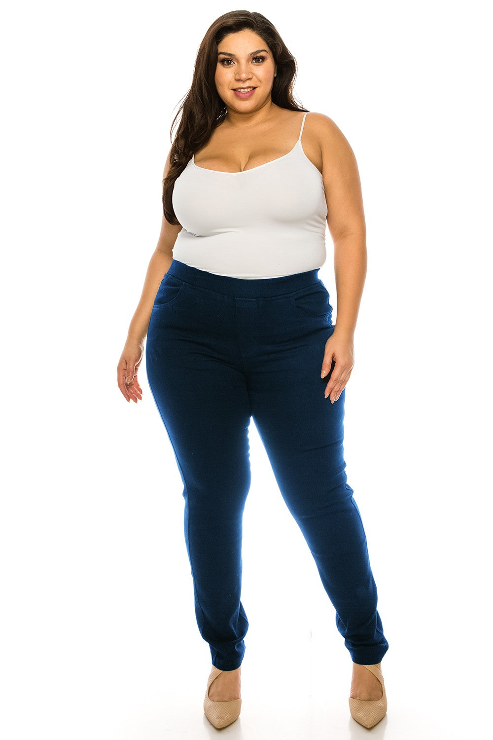 Curvy stretchy denim
