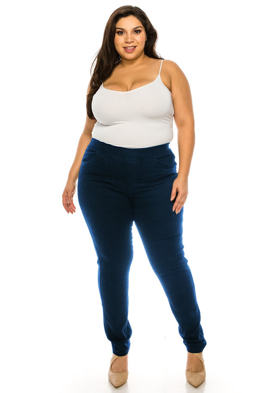 Curvy stretchy denim