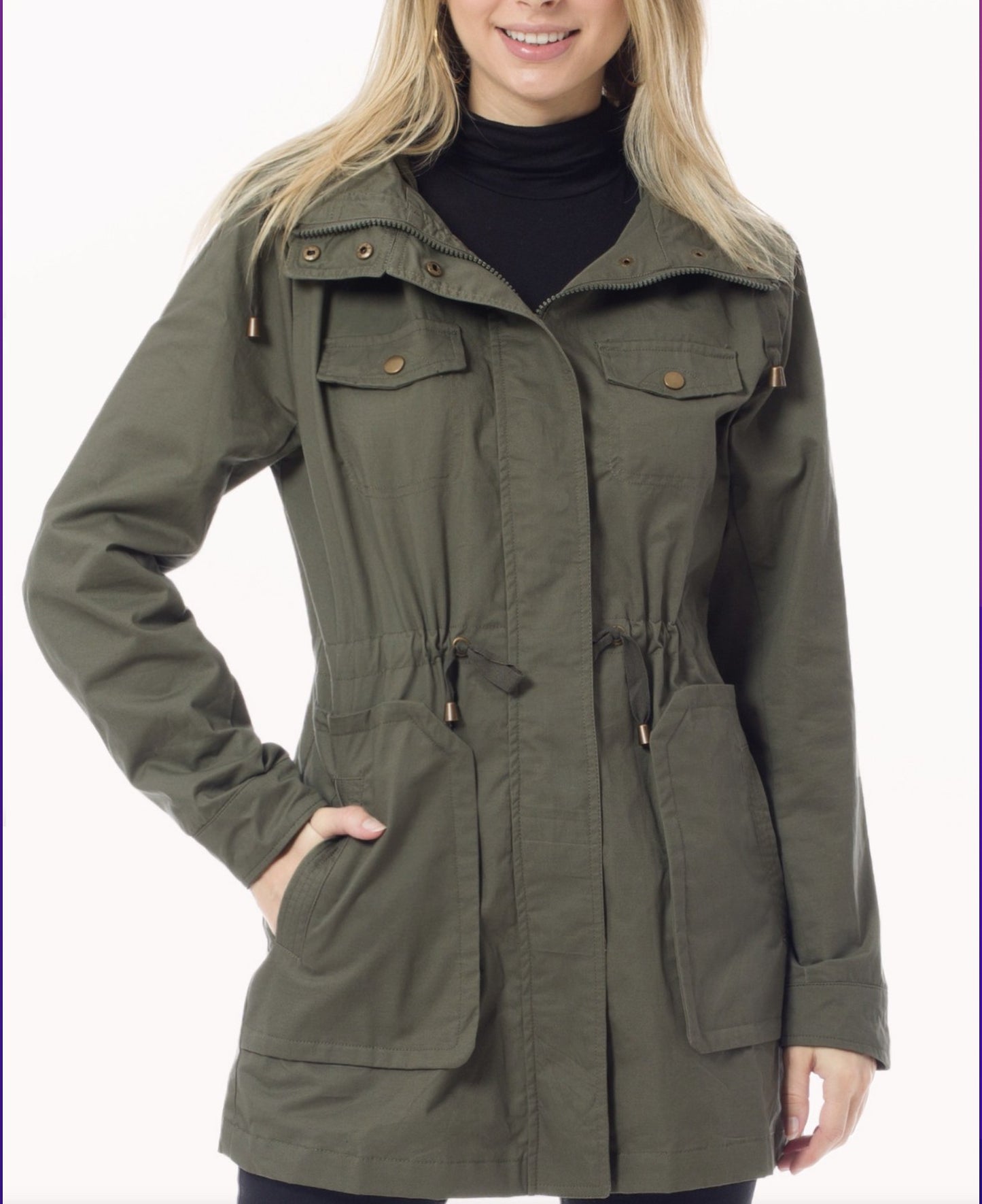 Olive green jacket