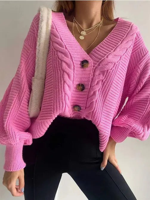 Knit Cardigan Sweater