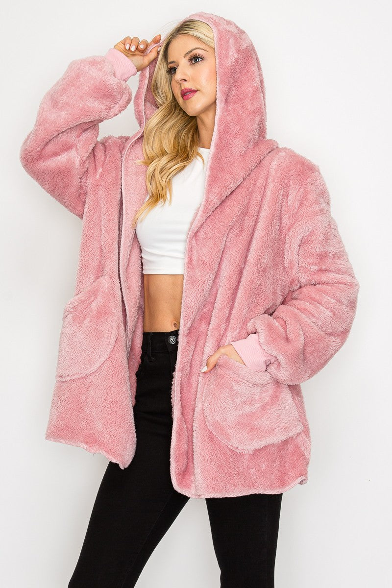 Fleece Jacket With Pocket