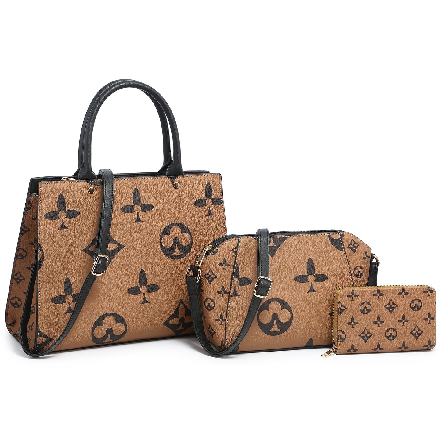 Monogram 3-in-1 Satchel Set