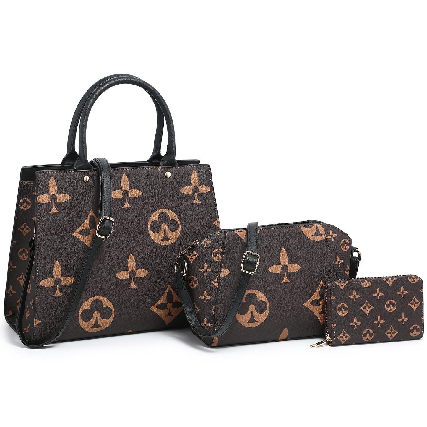 Monogram 3-in-1 Satchel Set