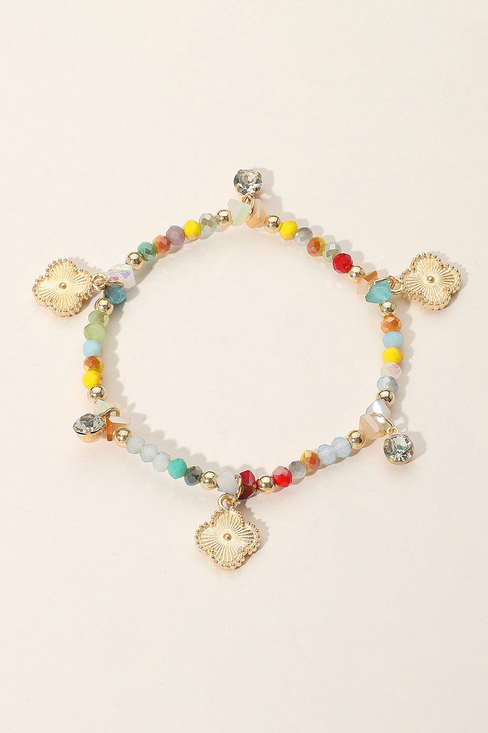 Quatrefoil Colorful Stretch Bracelets