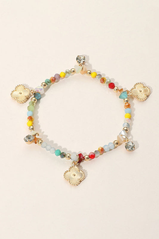 Quatrefoil Colorful Stretch Bracelets