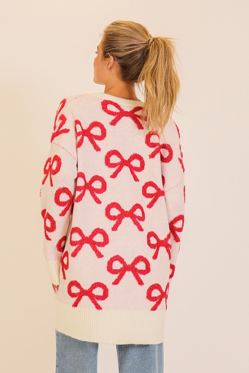 Sugar & Bows Oversized Cardigan