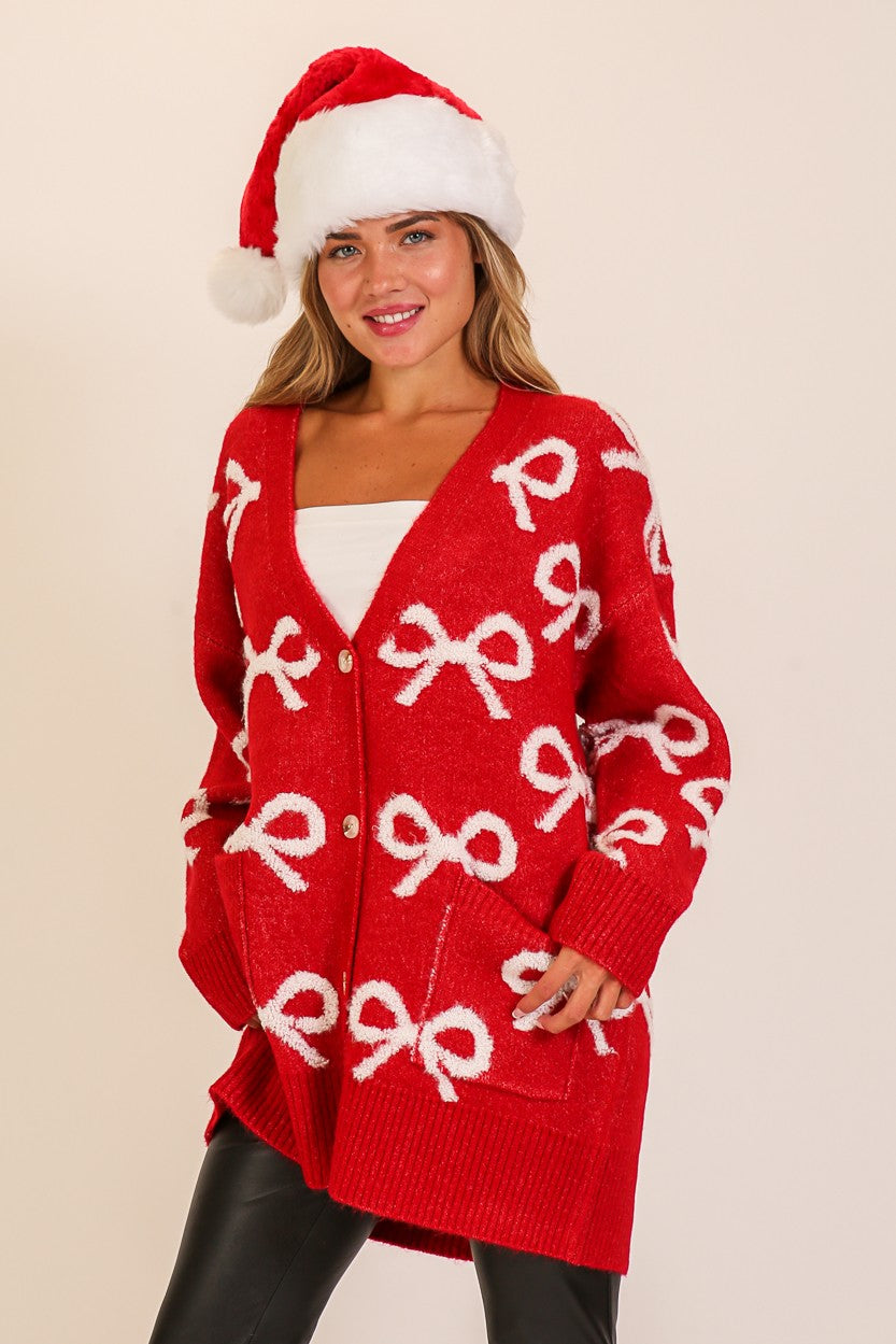 Sugar & Bows Oversized Cardigan