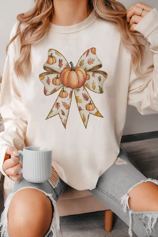 Coquette Fall Pumpkin Sweater