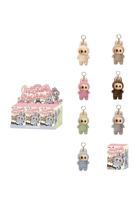 Labubu Macaron Monster Doll Keychain Blind Box- CASE OF 6