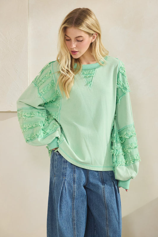 The Fringe Bloom Pullover