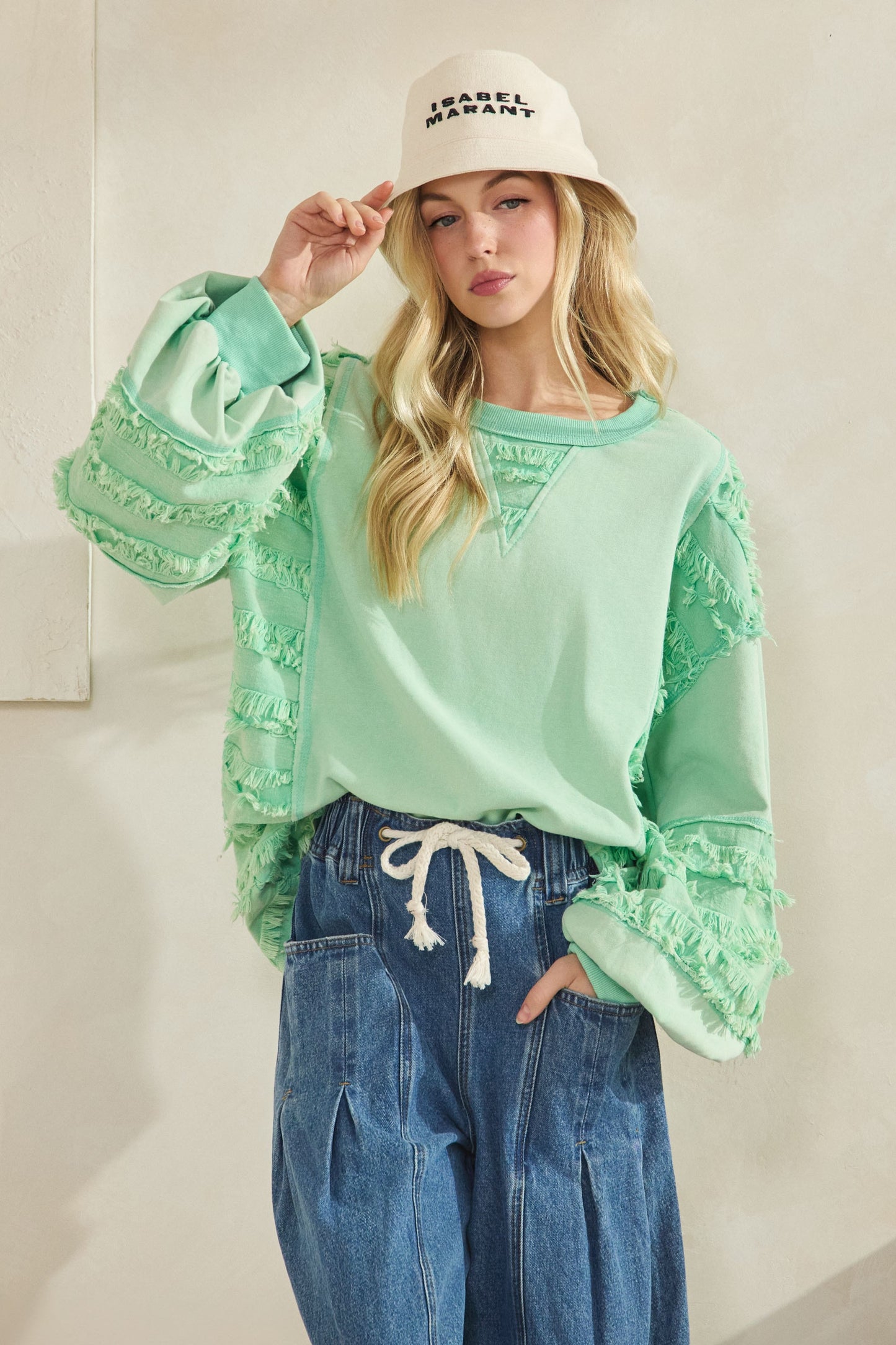 The Fringe Bloom Pullover