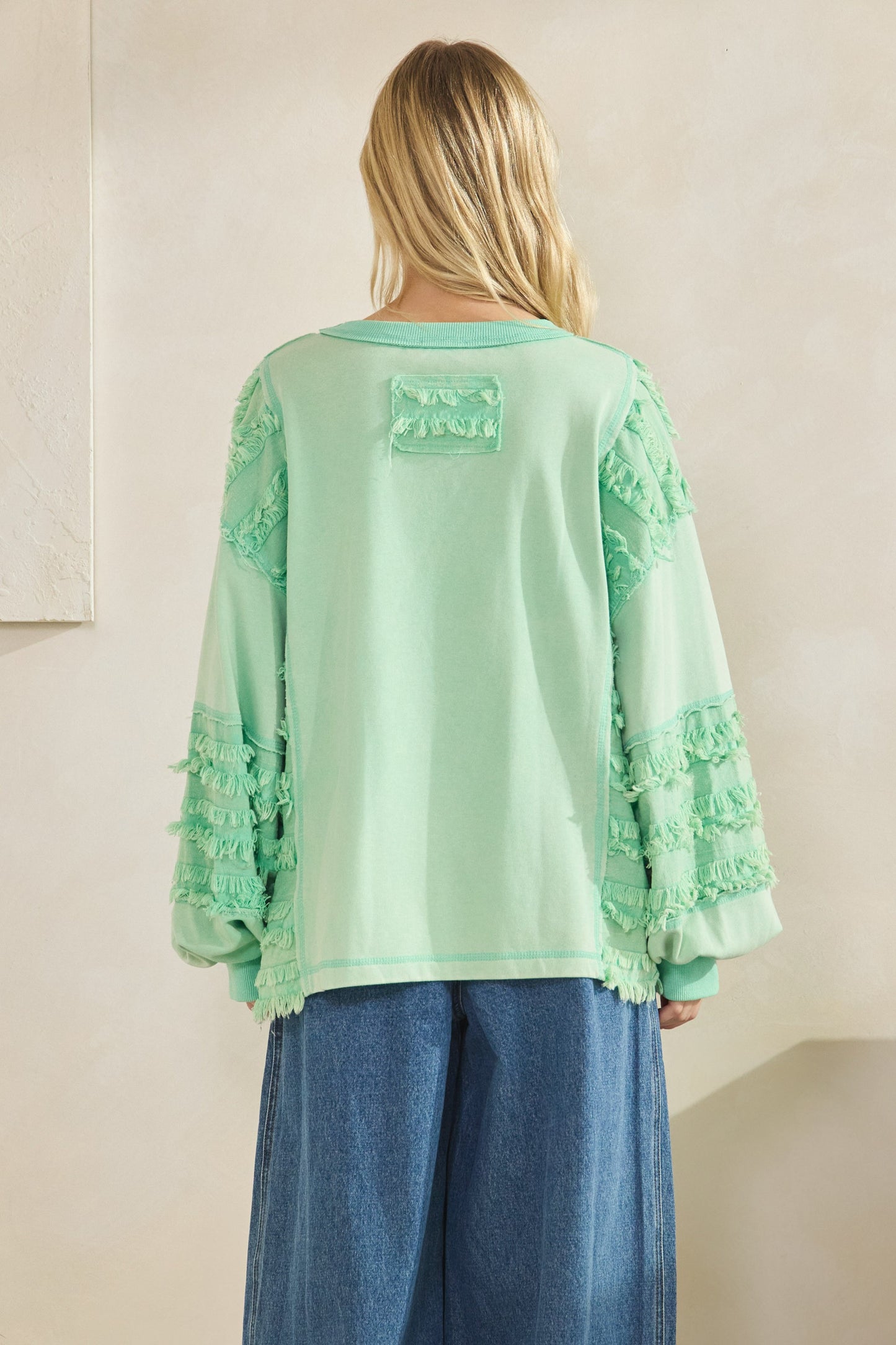 The Fringe Bloom Pullover