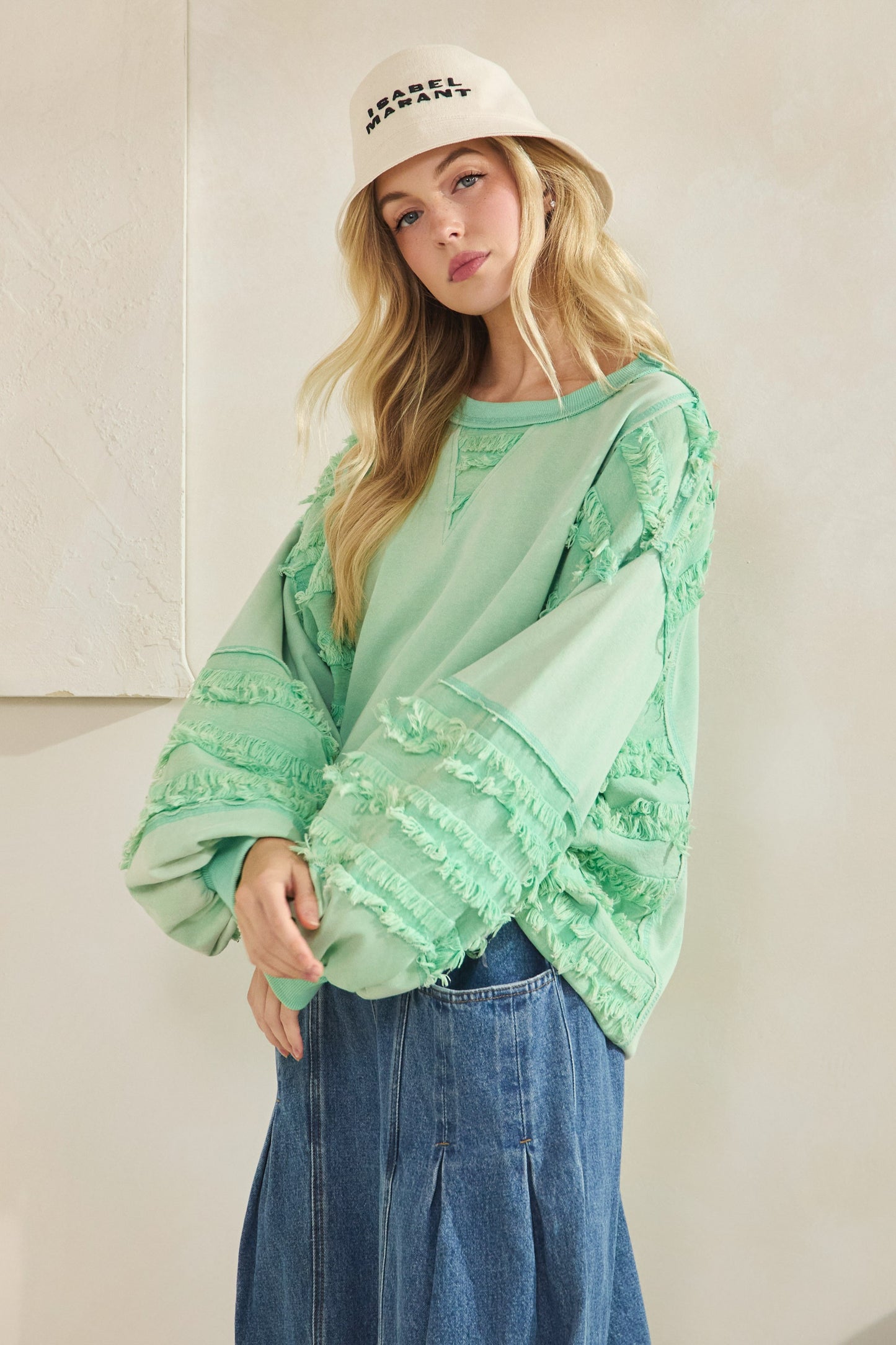 The Fringe Bloom Pullover