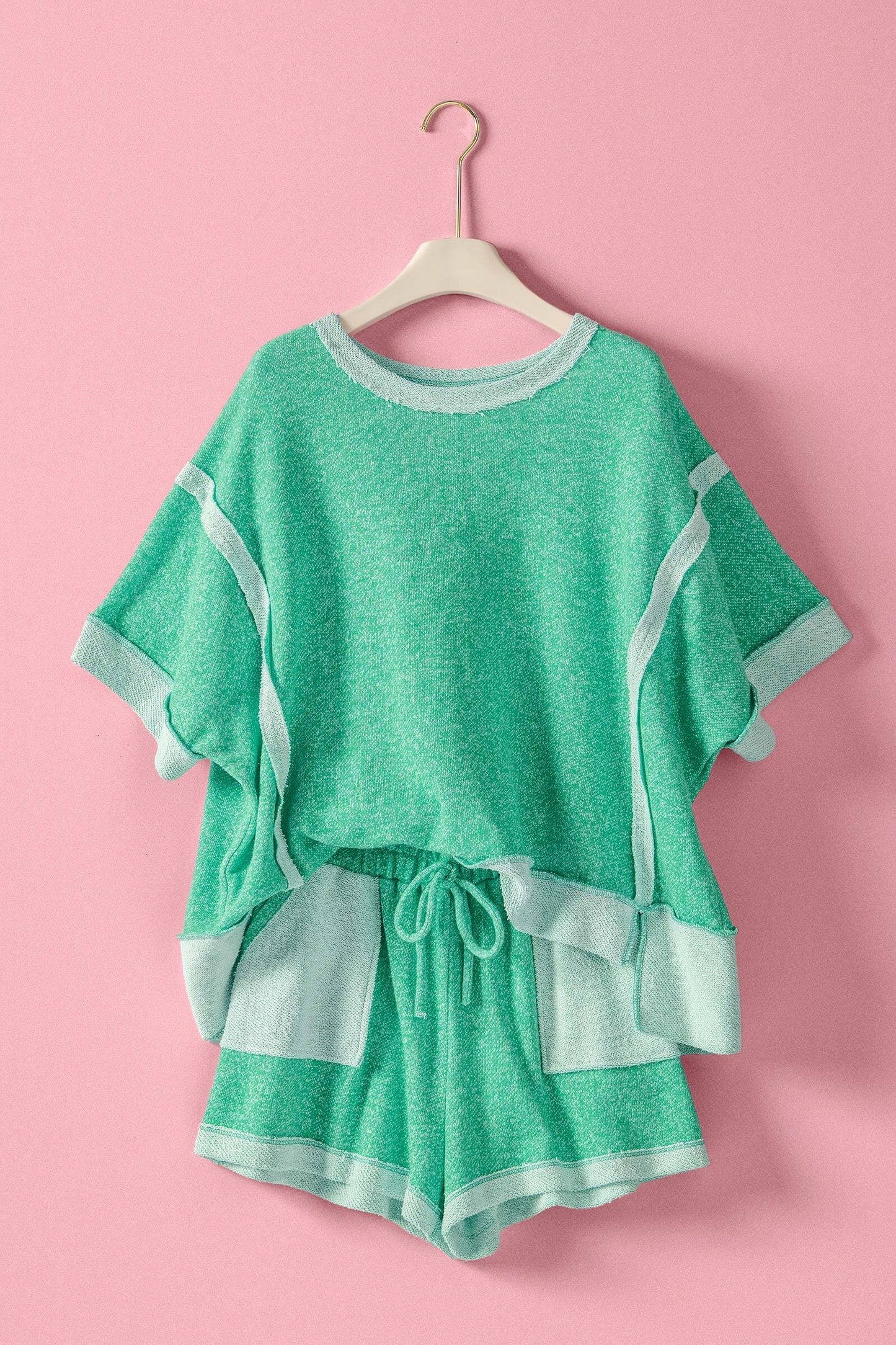 Relaxed Terry Tee & Shorts Set