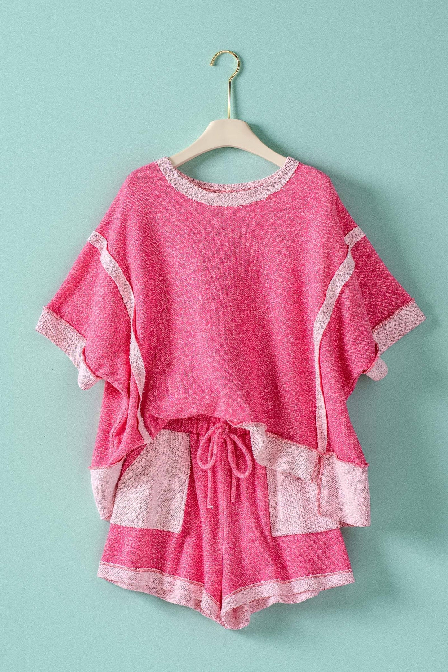 Relaxed Terry Tee & Shorts Set