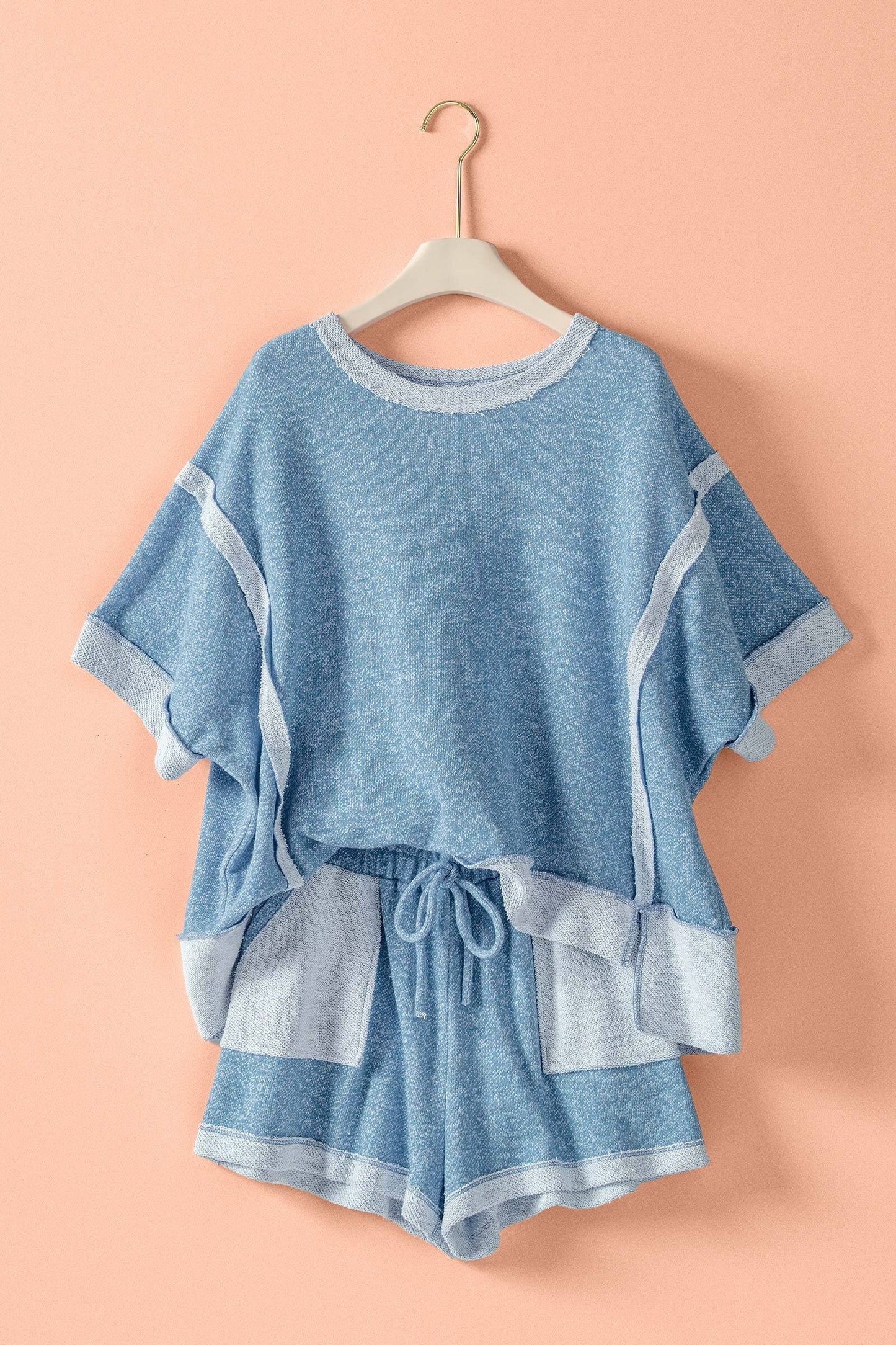 Relaxed Terry Tee & Shorts Set
